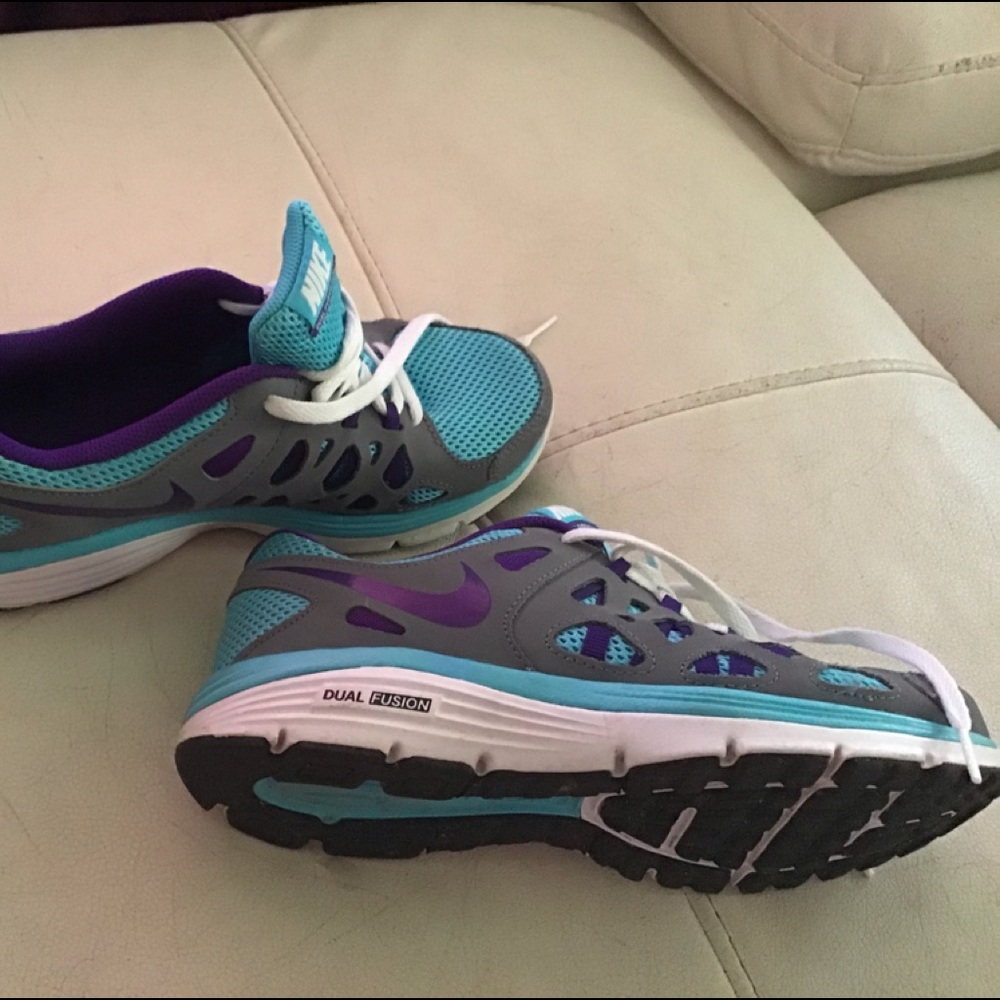 Nike Dual Fusion Turquoise/purple Mesh